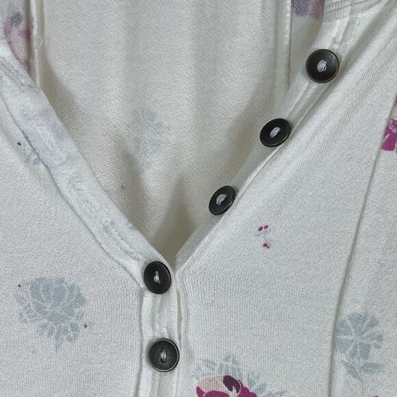 Free People Winter Sun Printed‎ Tunic Mini Dress Women Size Small Oversized Boho - Picture 10 of 16